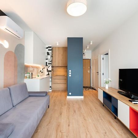 Postepu Comfort Apartment Warschau Exterior foto